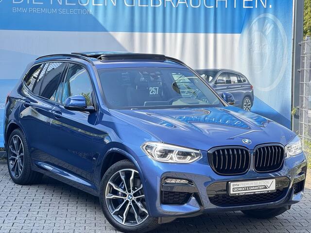 BMW X3 xDrive30e M-SPORT ** ADAPT LED, NAVI+, PANORAMA, TREKH, 20-inch LMV, PHYTONIC BLAU ** 1e EIG ** ** INFORMEER OOK NAAR ONZE AANTREKKELIJKE FINANCIAL-LEASE TARIEVEN **
