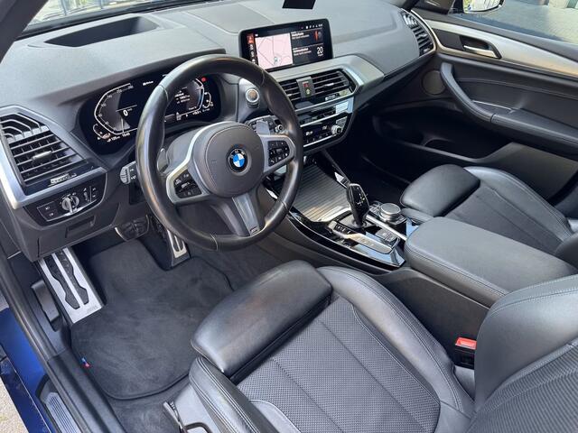 BMW X3 xDrive30e M-SPORT ** ADAPT LED, NAVI+, PANORAMA, TREKH, 20-inch LMV, PHYTONIC BLAU ** 1e EIG ** ** INFORMEER OOK NAAR ONZE AANTREKKELIJKE FINANCIAL-LEASE TARIEVEN **