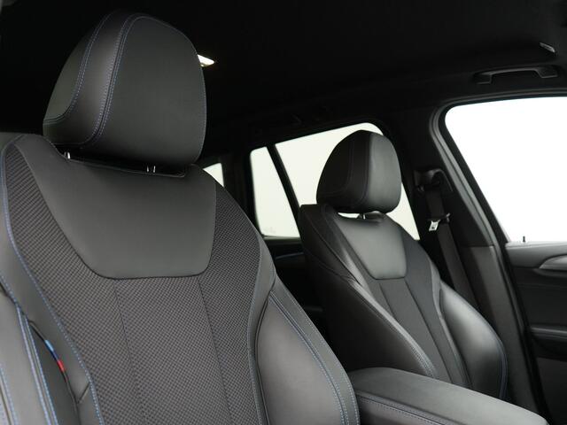 BMW X3 xDrive30e M Sport Plug In Hybrid 292pk PHEV | Trekhaak Af Fabriek | Head up | Adaptive Cruise | 360 Camera | Harman Kardon | Lederen Sportstoelen Verwarmd | Pilot Assist | Apple Carplay | Keyless | Navigatie | Bliss |