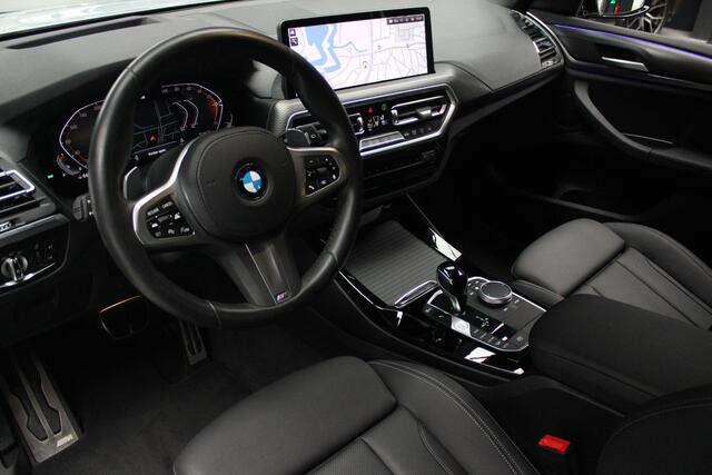 BMW X3 xDrive20i High Exe M-Pakket HUD Leer ACC Camera Navi Laser LED Elektr. achterklep Climate (3-zone) Elektr. trekhaak PDC LM velgen