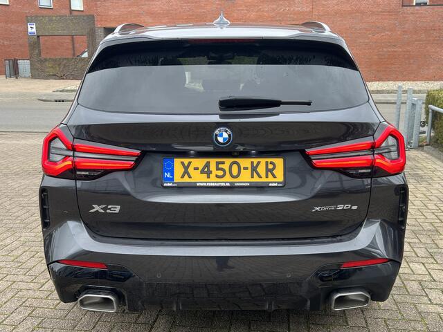 BMW X3 xDrive30e M-Sport Business Edition Plus Navigatie Panoramadak Elektrische Sportstoelen Leder Stoelverwarming Led Dab Getint Glas NL Auto 1e Eigenaar Plug In Hybride BTW
