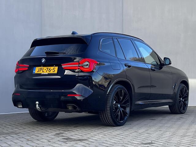 BMW X3 xDrive30e M-Sport Automaat / Zeer compleet / Elektrische trekhaak 2.000 kg / EAER 45 km / Head Up / Camera 360° / Adaptive Cruise / Elektr. panorma schuifdak / Elektr. klep en stoelen / M-Sport / Harman Kardon / 21" LM wielen 245/40R21 + 275/35R21/