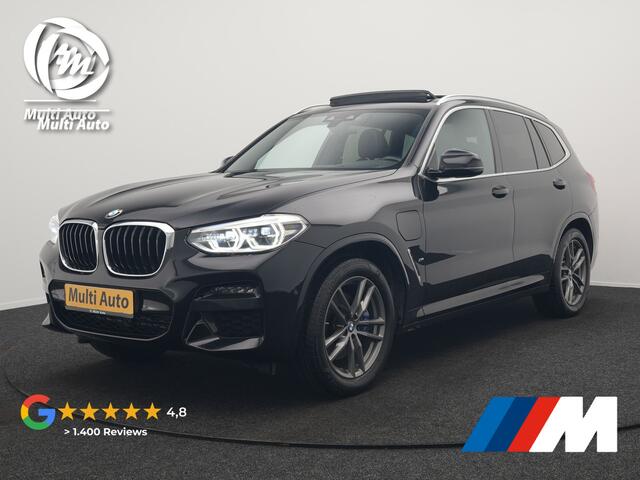 BMW X3 xDrive30e M Sport Plug In Hybrid 293pk Dealer O.H. PHEV | Panodak | Head Up | Camera | Lederen Sportstoelen Verwarmd | Sfeerverlichting | Keyless | Blis | Virtual | Navigatie | DAB |