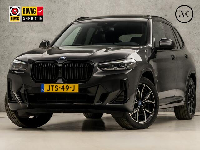 BMW X3 xDrive30e M Sport High Executive 293Pk Automaat (PANORAMADAK, M PAKKET, HEAD-UP DISPLAY, MEMORY SEATS, LEDER, 360 CAMERA, ELEKTRISCHE ACHTERKLEP, APPLE CARPLAY, NIEUWSTAAT)