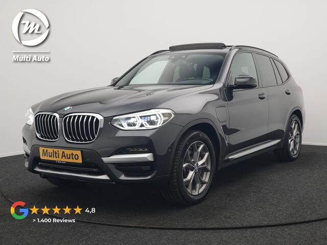 BMW X3 xDrive30e xLine Plug In Hybrid 293pk Dealer O.H PHEV | Trekhaak Af Fabriek | Panodak | Head Up | Lederen Sportstoelen Verwarmd | Keyless | Apple Carplay | Cruise Control | M Sportstuur | Navigatie | Virtual | DAB |