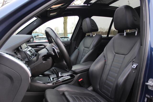 BMW X3 M40i xDrive High Executive / Trekhaak / Panoramadak / Camera / Leder / 20'' / Navigatie / Stoelverwarming / ACC
