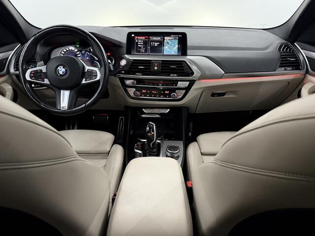 BMW X3 xDrive30i High Executive M Sport Panoramadak, Leder, 360 Camera, Navi, Head-up display, Memory stoelen, Elektrische achterklep, Rijstrook correctie