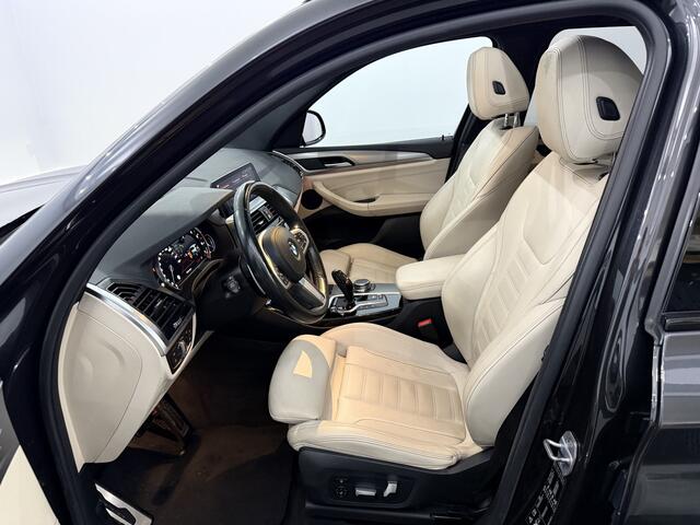 BMW X3 xDrive30i High Executive M Sport Panoramadak, Leder, 360 Camera, Navi, Head-up display, Memory stoelen, Elektrische achterklep, Rijstrook correctie