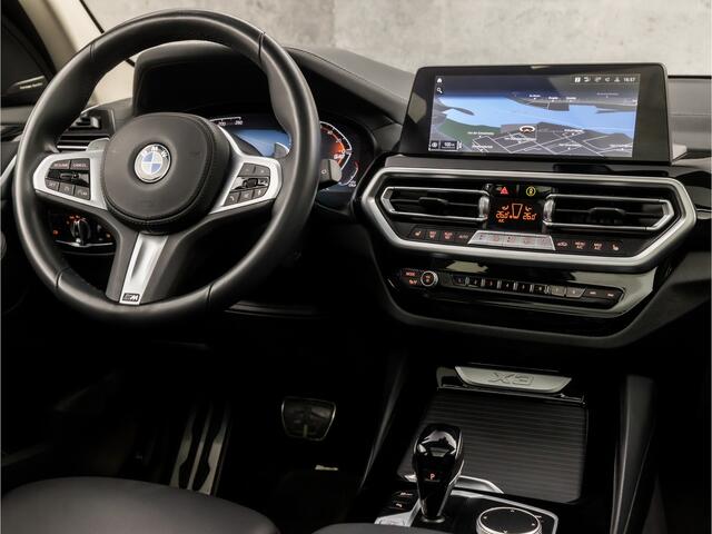 BMW X3 xDrive20d High Executive M Sport 191Pk Automaat (PANORAMADAK, M STUUR, LASER LED, APPLE CARPLAY, HARMAN/KARDON, STOELVERWARMING VOOR/ACHTER, LEDER, ELEK ACHTERKLEP, NIEUWSTAAT)