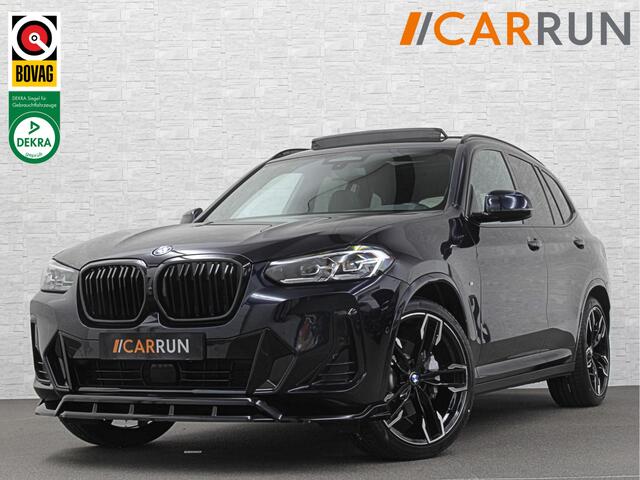 BMW X3 iX3 M-Sport 80 kWh | Panorama | Leder | 99% SOH | ACC | Trekhaak | Memory | Camera | 3-Zone Clima | Carplay | Getint Glas | Black-Optic | Stoelverwarming | Draadloos Laden | Bovag Garantie |
