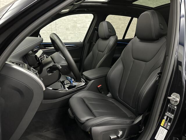 BMW X3 iX3 M-Sport 80 kWh | Panorama | Leder | 99% SOH | ACC | Trekhaak | Memory | Camera | 3-Zone Clima | Carplay | Getint Glas | Black-Optic | Stoelverwarming | Draadloos Laden | Bovag Garantie |