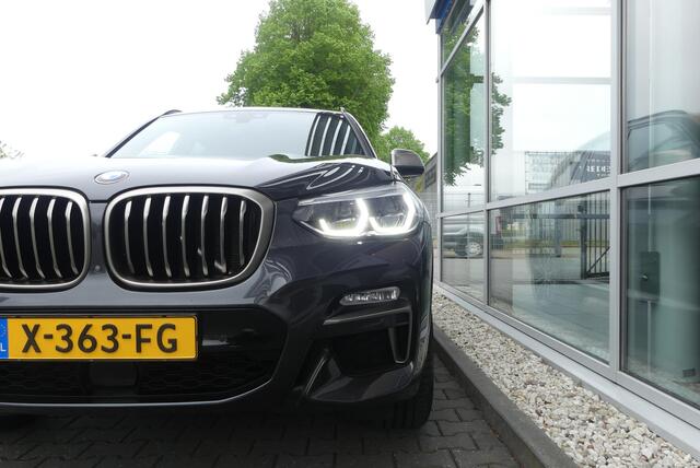 BMW X3 M40i xDrive High Executive M SPORT, 360° CAMERA, HUD, MEMORY, WINTER PACK, ADAPT. CRUISE, CLIMA, NAVI, PDC V&A, APPLE CARPLAY, BLIS, KEYLESS, ELEKT. ACHTERKLEP, ELEKT. PASSAGIERSSTOEL, ADAPT. ONDERSTEL, ADAPT. KOPLAMPEN, 58.377KM