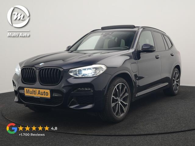BMW X3 xDrive30e M Sport PHEV 293pk Dealer O.H. | Trekhaak Af Fabriek | Panodak | Head Up | Adaptive Cruise | 360 Camera | Harman & Kardon | Lederen Sportstoelen Memory & Verwarmd | Keyless | Blis | Stuur Verwarmd | 20"L.M | Apple Carplay | Plug In Hybrid |