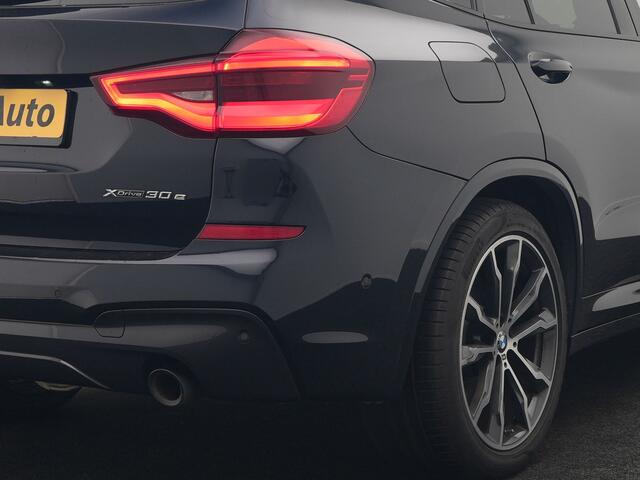 BMW X3 xDrive30e M Sport PHEV 293pk Dealer O.H. | Trekhaak Af Fabriek | Panodak | Head Up | Adaptive Cruise | 360 Camera | Harman & Kardon | Lederen Sportstoelen Memory & Verwarmd | Keyless | Blis | Stuur Verwarmd | 20"L.M | Apple Carplay | Plug In Hybrid |
