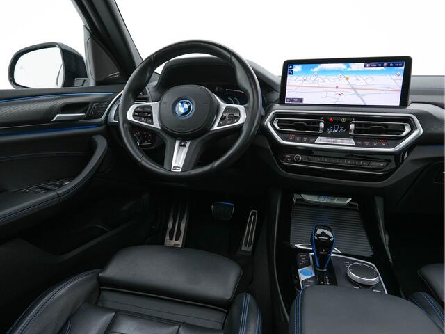 BMW X3 iX3 High Executive 80 kWh [ 3-Fase ] (INCL.BTW) Aut. *PANO | HEAD-UP | LEATHER | ADAPTIVE-CRUISE | FULL-LED | HARMAN/KARDON | TOP-VIEW | MEMORY-PACK | BLIND-SPOT | DIGI-COCKPIT | HEATED-COMFORTSEATS | DAB+ | NAVI-FULLMAP | 20''A