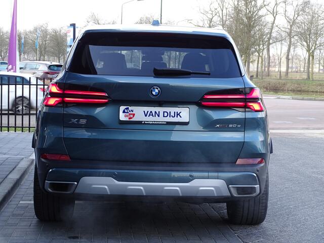 BMW X5 xDrive50e Pano.Dak Elek.Trekhaak Alu.Dorpel Cockpit Plus Leder 4-Zone airco Extra getint-glas Comfortzetels Harman/Kardon 21''LM velgen
