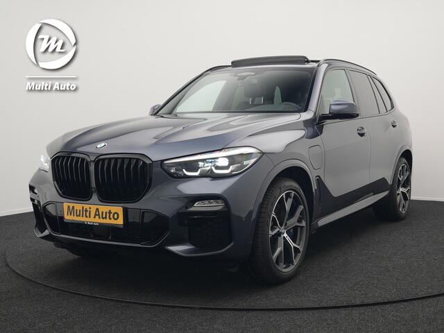 BMW X5 xDrive45e M Sport Plug in Hybrid 394pk PHEV | Trekhaak Af Fabriek | Panodak | Luchtvering | Adaptive Cruise | 360 Camera | M Sportstuur | Sfeerverlichting | Apple Carplay | Lederen Sporstoelen Memory & Verwarmd | Navigatie | DAB |
