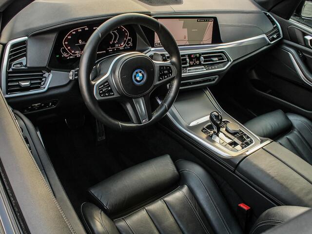 BMW X5 xDrive45e 394PK Automaat High Executive M-Sport | LASER LED | TREKHAAK | SFEERVERLICHTING | LEDER | SHADOWLINE | LEDER DASHBOARD |