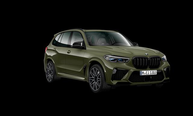 BMW X5 M Competition, Sonderlackierung, pano Sky Lounge, H/K, carbon, Merino, memory, sp.uitlaat, privacy