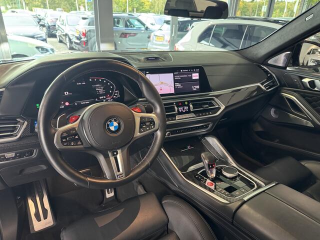 BMW X6 M Competition / Trekhaak / Panoramadak / 360Camera / Head-up / Rear Entertainment / Bowers & Wilkens / 22'' / Softclose / Intr.voorverwarming / Carbon intr. / Stoelventilatie / Stuur+Stoelverwarming / DAB