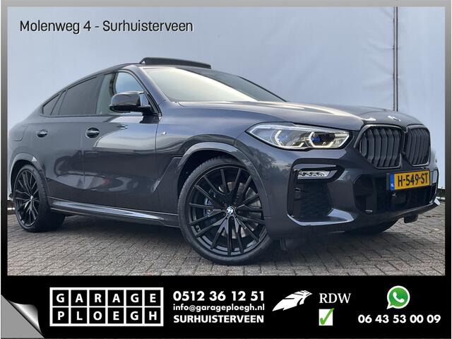 BMW X6 xDrive40i M-Sport Luchtvering 360cam Pano HK Elek.Trekhaak Skylounge Carbon BOMVOL!