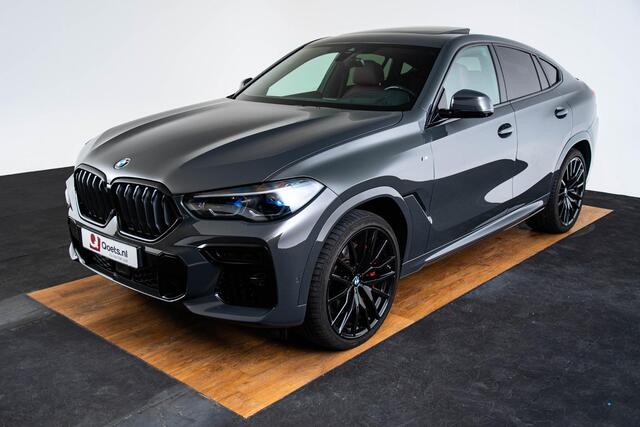 BMW X6 M50i High Executive Panoramadak - Comfortstoelen - CraftedClarity - Akoestische ramen - Comfort Access - Active Cruise Control - Head up - Harman Kardon - Entertainmentsysteem Professional - Zonnescherm achter -