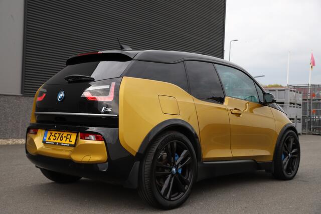 BMW i3 S Executive 184pk/120ah/42kw/Sunroof/2xAdaptive/Galvanic Gold/Leder/W-pomp/3-fase