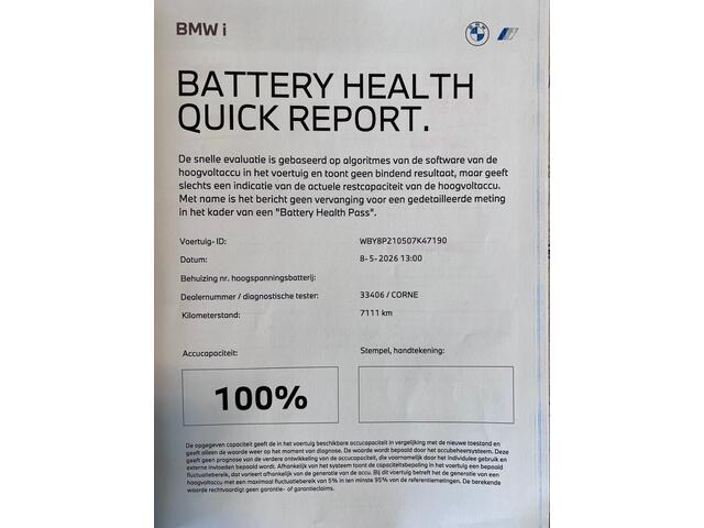 BMW i3 Executive 120Ah 42 kWh/Camera/*SOH 100%*/W-pomp/Cruise/1e Eig./Led/19"