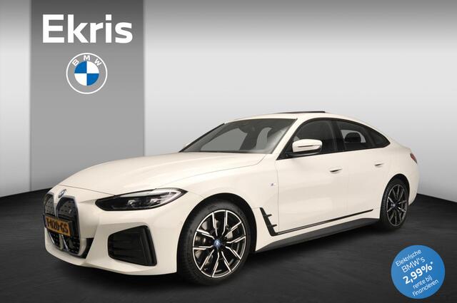 BMW i4 Gran Coupe eDrive40 | M-Sportpakket | LED | Navigatie | Schuifdak | Elektr. zetels | DAB | Harman-kardon sound | Alu 19 inch