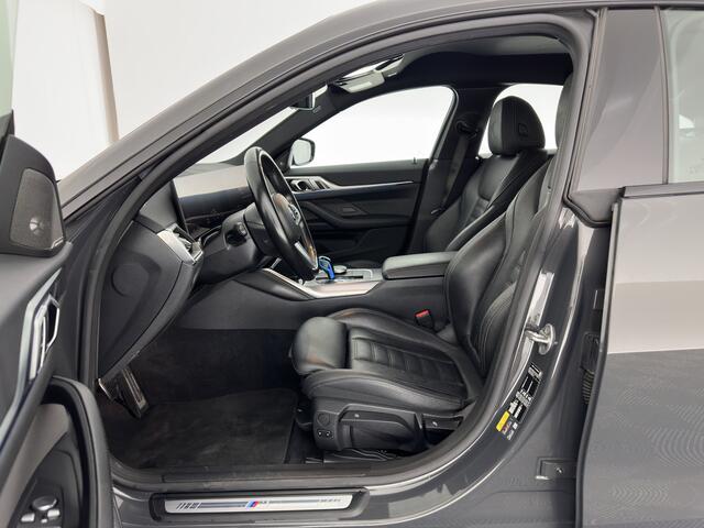 BMW i4 eDrive40 High Executive 84 kWh (3-Fase) [SOH-97%] (INCL-BTW) *AUT | HEAD UP | FULL-LED | HARMAN KARDON | ADAPTIVE-CRUISE | WIDE-SCREEN-DIGI-COCKPIT | DAB+ | CAMERA | AMBIENT-LIGHT | CARPLAY | LEATHER SPORT-SEATS | | 19''ALU*