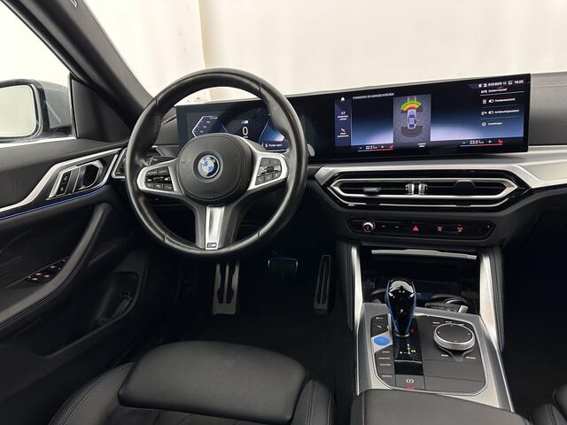 BMW i4 eDrive40 84 kWh [ 3-Fase ] (INCL.BTW) *LEATHER-MICROFIBRE | FULL-LED | ADAPTIVE-CRUISE | HEATED-SPORTSEATS | CAMERA | DAB | WIDESCREEN-DIGI-COCKPIT | NAVI-FULLMAP | ECC | PDC | 18''ALU*