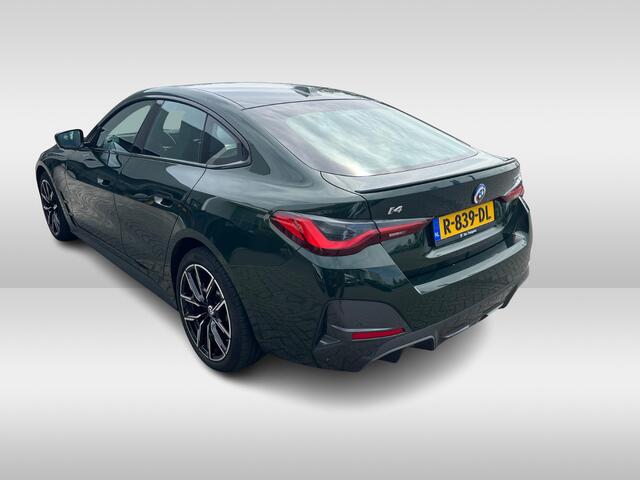 BMW i4 eDrive40 High Executive 84 kWh / SoH 99% / Trekhaak / Schuifdak / Camera / Head-up / Leder / 19'' / CarPlay / Stoelverwarming / Sfeerverlichting / Dodehoek / ACC