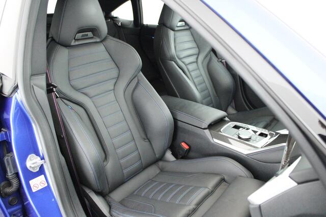 BMW i4 M50 544pk High Executive 84 kWh SOH 94% Laserlight Carbon Panoramadak Harman Kardon Keyless Leder CoPilot Trekhaak