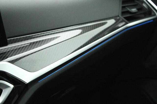BMW i4 M50 544pk High Executive 84 kWh SOH 94% Laserlight Carbon Panoramadak Harman Kardon Keyless Leder CoPilot Trekhaak