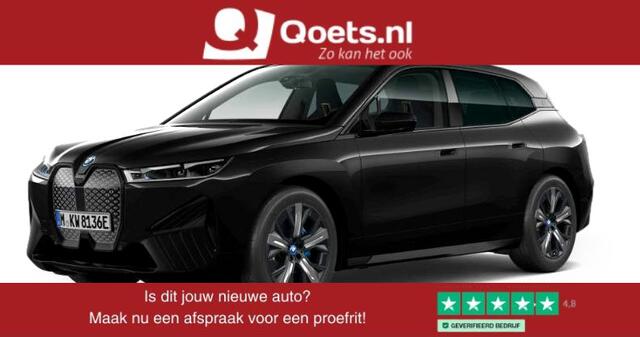 BMW iX xDrive40 High Executive 77 kWh Sportpakket - Trekhaak - Panoramadak - Multifunctionele stoelen voor - Comfort Access - Driving/Parking Assistant Professional - Harman kardon - BMW Laserlight -