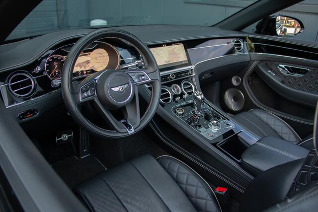 Bentley CONTINENTAL GTC 6.0 W12 635PK | Centenary | ACC | 360 Cam | Nightvision | Mulliner | Head Up | B&O | Neck Warm | Massage | Ventilatie | Lane & Side Assist | Softclose | Apple Carplay | 22"| Stuurverwarming | 100 Year Bentley | Dealer onderhouden.