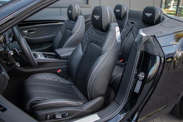Bentley CONTINENTAL GTC 6.0 W12 635PK | Centenary | ACC | 360 Cam | Nightvision | Mulliner | Head Up | B&O | Neck Warm | Massage | Ventilatie | Lane & Side Assist | Softclose | Apple Carplay | 22"| Stuurverwarming | 100 Year Bentley | Dealer onderhouden.