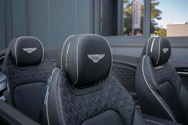 Bentley CONTINENTAL GTC 6.0 W12 635PK | Centenary | ACC | 360 Cam | Nightvision | Mulliner | Head Up | B&O | Neck Warm | Massage | Ventilatie | Lane & Side Assist | Softclose | Apple Carplay | 22"| Stuurverwarming | 100 Year Bentley | Dealer onderhouden.