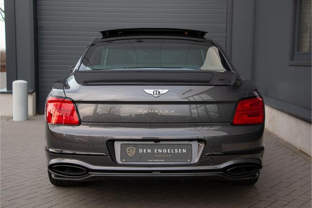Bentley Flying Spur 6.0 W12 635PK | NL AUTO | BTW | Naim | Mulliner |Carbon | Head Up | Massage | Rear Entertainment | Ventilatie Stoelen | Stuurverwarming | Pano | Lane & Side Assist | ACC | Nachtzicht | Isolatieglas | Matrix | Black Pack | Bentley Rotating Display |22" Spe