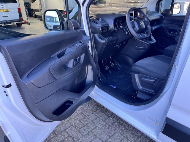Citroen BERLINGO 1.5 BlueHDI bestel Airco Cruise control 2-Persoons Schuifdeur Telefoonverbinding Apple carplay Stuurwielbediening Euro 6