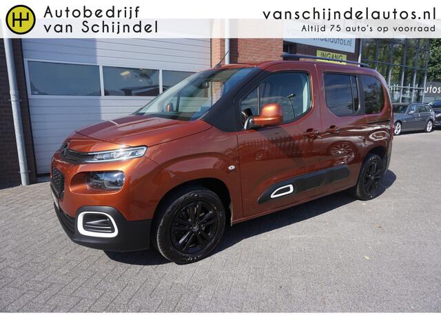 Citroen BERLINGO 1.2 PURETECH 131PK AUTOMAAT SHINE LUXE 5P 5STOELEN DEC 2021 CAMERA NAVI ANDROID/APPLECARPLAY AIRCO CRUISECONTROL BLUETOOTH PARKEERSENSOREN RIJSTROOKSENSOR 16INCH LMV 2X SCHUIFDEUR