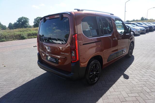 Citroen BERLINGO 1.2 PURETECH 131PK AUTOMAAT SHINE LUXE 5P 5STOELEN DEC 2021 CAMERA NAVI ANDROID/APPLECARPLAY AIRCO CRUISECONTROL BLUETOOTH PARKEERSENSOREN RIJSTROOKSENSOR 16INCH LMV 2X SCHUIFDEUR