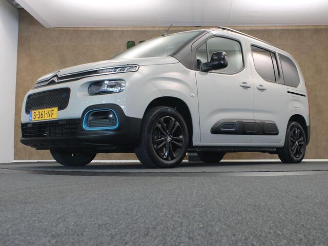 Citroen BERLINGO ë-Berlingo Feel 50 kWh - SOH 92,3% !!! - ORIGINEEL NEDERLANDSE AUTO - AFNEEMBARE TREKHAAK - TREKGEWICHT 750 KG - NAVIGATIE - PARKEERSENSOREN ACHTER - VOORSTOELEN VERWARMD - MIDDENARMSTEUN VOOR - CLIMATE CONTROL - CRUISE CONTROL - 3 FASE LADEN - ACHTERRUIT