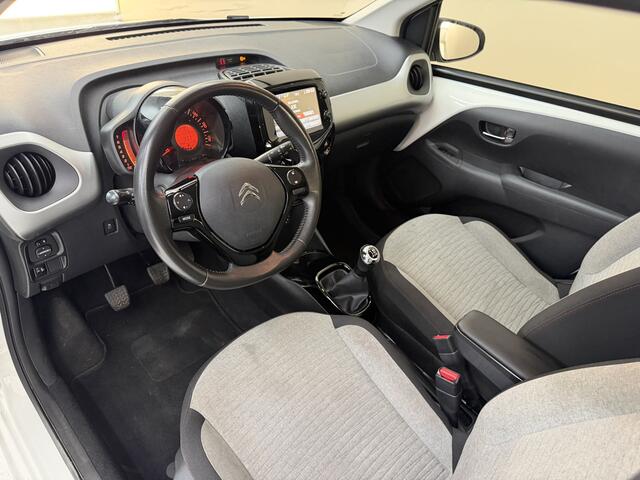 Citroen C1 1.0 e-VTi Shine, 70PK, 2017, Airco, Bluetooth audio, 4 seizoenen banden, Stuur bediening, Centrale vergrendeling, Stoelverwarming,