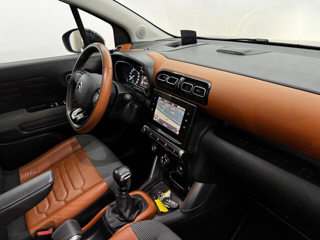 Citroen C3 Aircross 1.2 PureTech S&S Shine Half leder, Navi, Camera, Head-up display, Cruise control, Rijstrook correctie