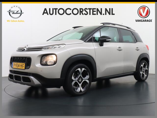 Citroen C3 Aircross T111PK Automaat Panoramadak Apple Carplay Android Auto Navi Ecc 360°Camera Cruise Control Stoelverwarming S&S Shine PDC DAB+ Regen-Lichtsensor Bluetooth Connect Box PureTech Zeer complete Aircross met automaat!