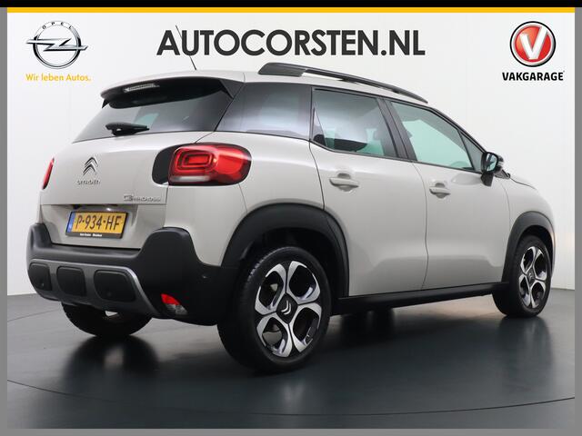 Citroen C3 Aircross T111PK Automaat Panoramadak Apple Carplay Android Auto Navi Ecc 360°Camera Cruise Control Stoelverwarming S&S Shine PDC DAB+ Regen-Lichtsensor Bluetooth Connect Box PureTech Zeer complete Aircross met automaat!