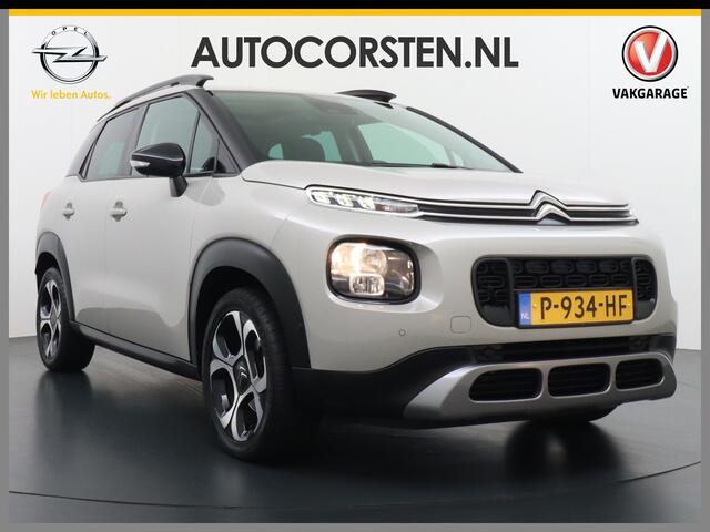 Citroen C3 Aircross T111PK Automaat Panoramadak Apple Carplay Android Auto Navi Ecc 360°Camera Cruise Control Stoelverwarming S&S Shine PDC DAB+ Regen-Lichtsensor Bluetooth Connect Box PureTech Zeer complete Aircross met automaat!