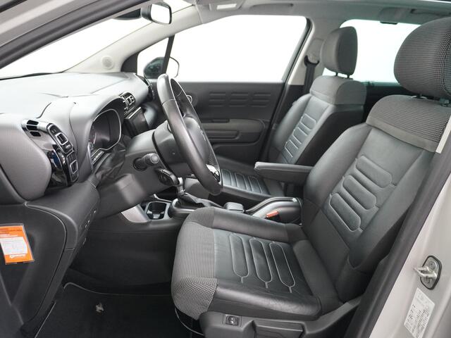 Citroen C3 Aircross T111PK Automaat Panoramadak Apple Carplay Android Auto Navi Ecc 360°Camera Cruise Control Stoelverwarming S&S Shine PDC DAB+ Regen-Lichtsensor Bluetooth Connect Box PureTech Zeer complete Aircross met automaat!
