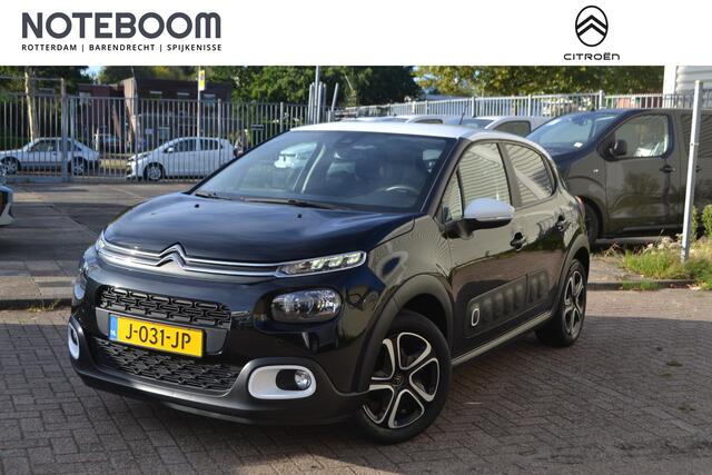 Citroen C3 1.2 PureTech Feel I NAVIGATIE I PARKEERSENSOREN ACHTER I ZWARTE AUTO + WIT DAK I AUTOMATISCHE AIRCO I